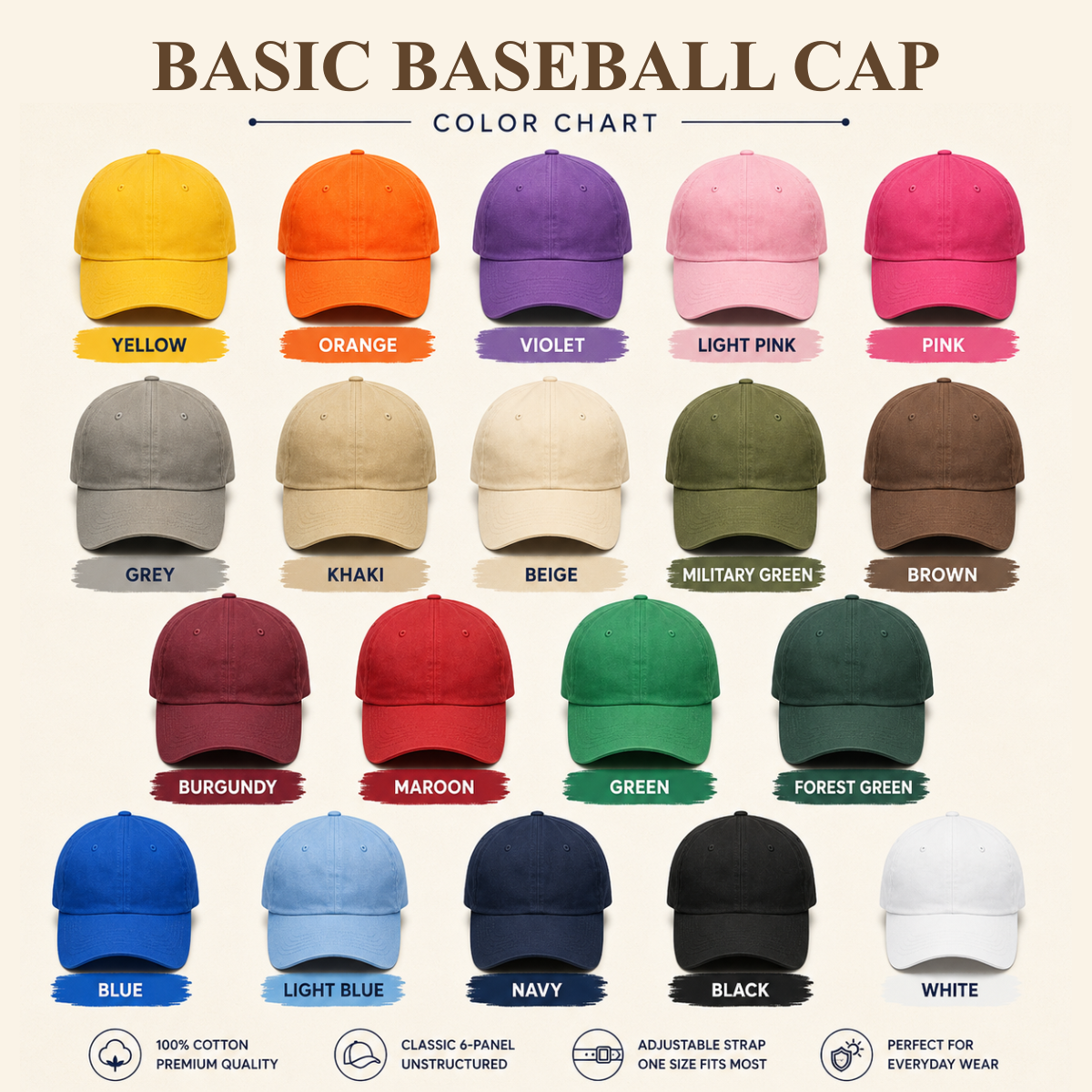 Personalized Dog Embroidered Washed Cap with Custom Name & Icon | Custom Pets Embroidered Cap