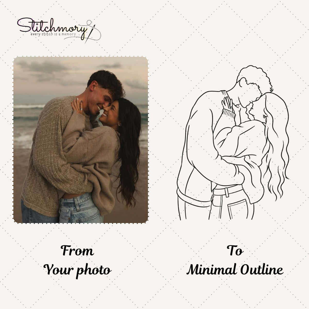Our First Spooky Season Custom Couple Embroidered Sweatshirt, Personalized Photo Matching Sweatshirts