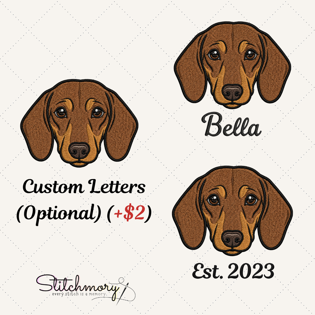 Custom Dachshund Embroidered Hat, Personalized Pet Portrait Baseball Cap, Premium Gifts For Dog Lovers