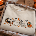 Personalized French Bulldog Halloween Embroidered Sweatshirt, Halloween Dog Lover Gift (Copy)