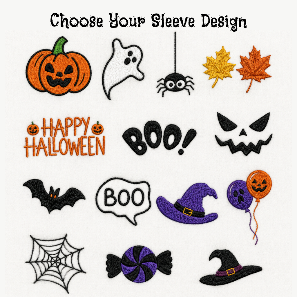 Personalized Trick or Treat Pet Embroidered Sweatshirt, Custom Halloween Pet Pumpkin Sweatshirt with Name