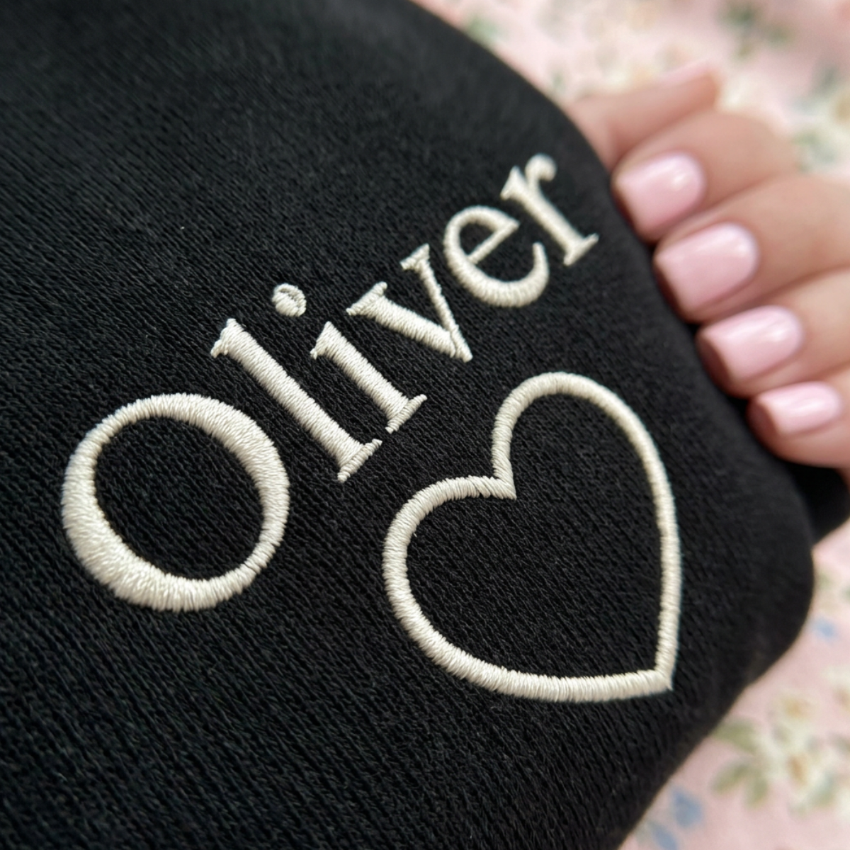 My Fur Baby Embroidered Sweatshirt, Custom Pet Portrait from Photo, Personalized Cat & Dog Gift