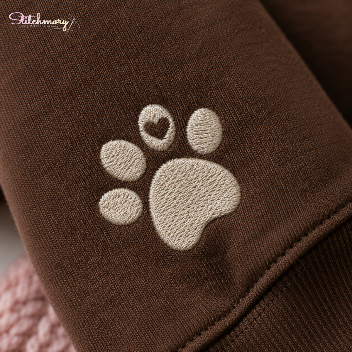 Personalized Bernese Mountain Dog Varsity Embroidered Sweatshirt with Name & EST Year, Custom Pet Portrait