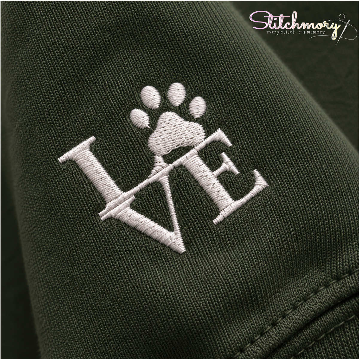 Personalized Dobermann Embroidered Hoodie – Home Is Where My Dog Is Custom Pet Portrait Hoodie
