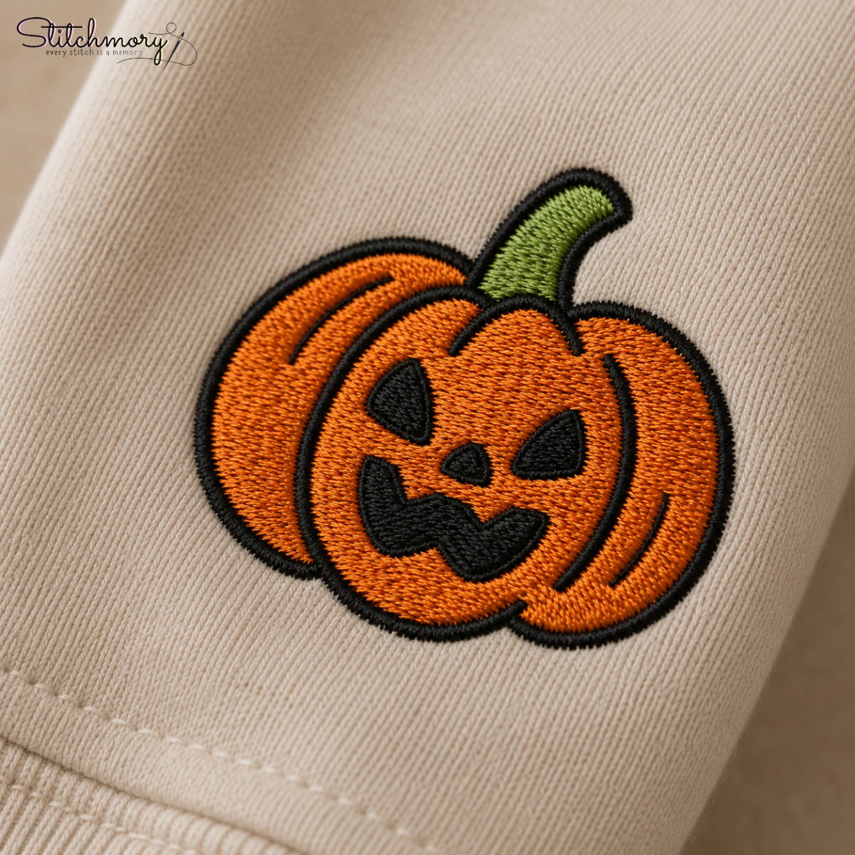 Personalized Trick or Treat Pet Embroidered Sweatshirt, Custom Halloween Pet Pumpkin Sweatshirt with Name